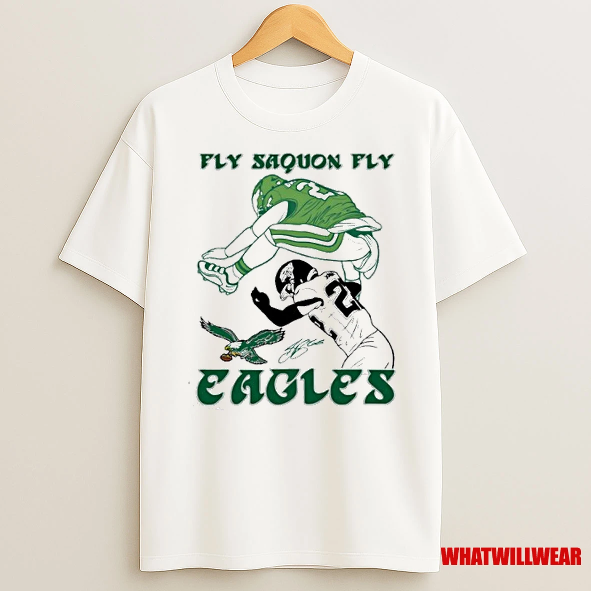 Fly Saquon Fly Eagles Signature Shirts