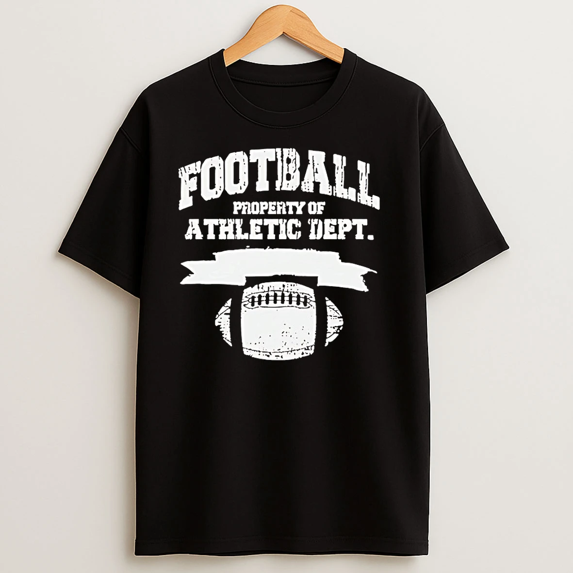 Football Property Of Athletic Dept T Shirts