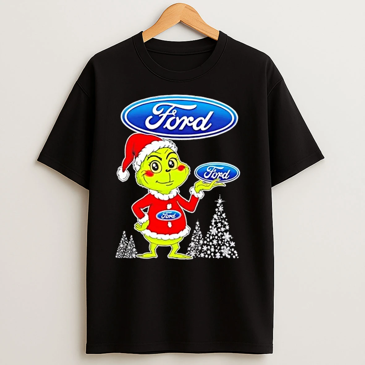 Ford And Grinchmas Christmas Tree T Shirts