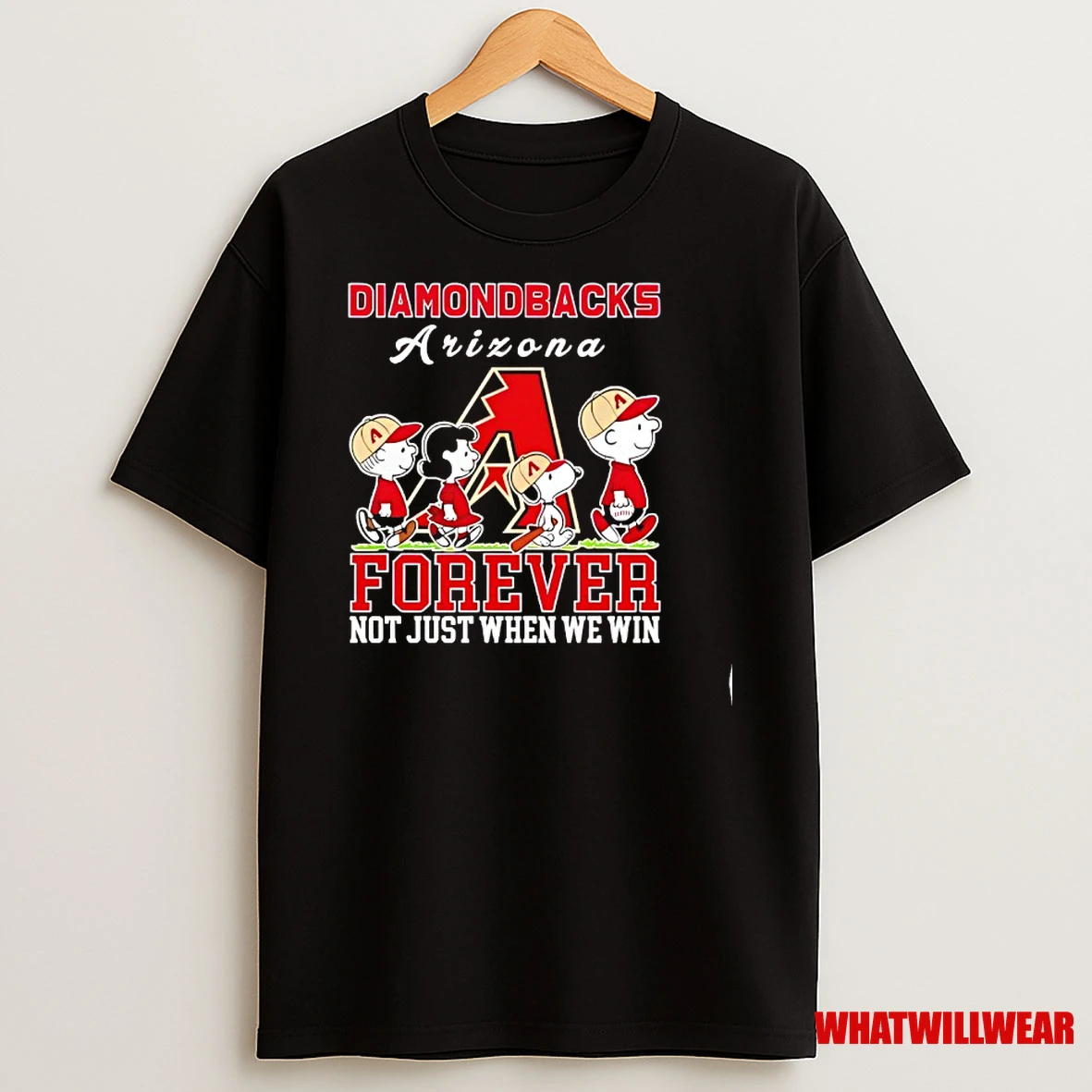 Forever Arizona Diamondbacks Snoopy And Peanuts Forever Not Just When We Win Shirts
