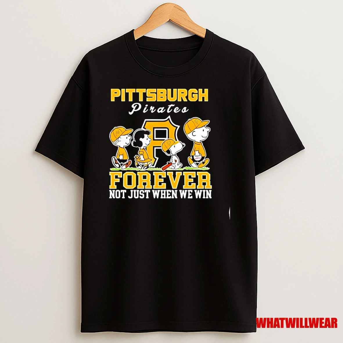Forever Pittsburgh Pirates Snoopy And Peanuts Forever Not Just When We Win Shirts