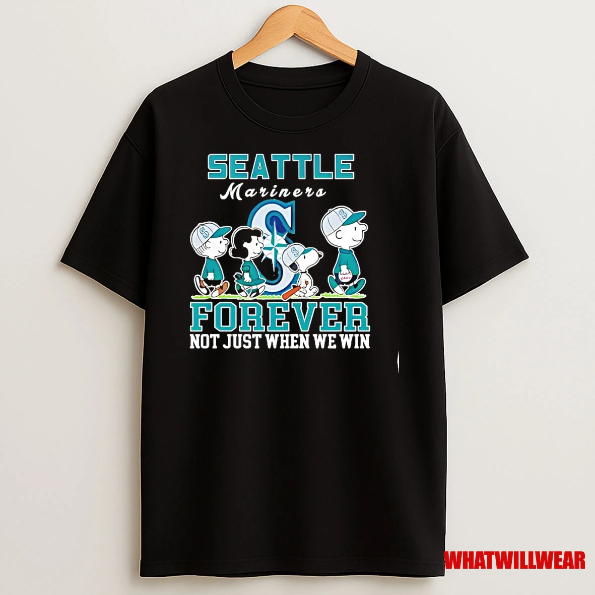 Forever Seattle Mariners Snoopy And Peanuts Forever Not Just When We Win Shirts
