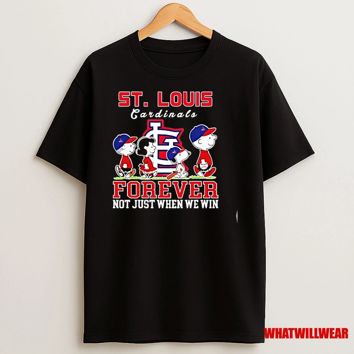 Forever St Louis Cardinals Snoopy And Peanuts Forever Not Just When We Win Shirts