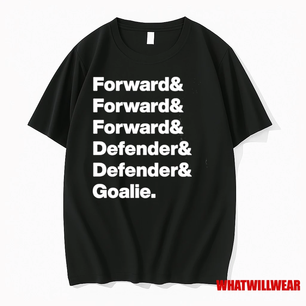 Forward Forward Forward Defender Defender Goalie List Team Shirts