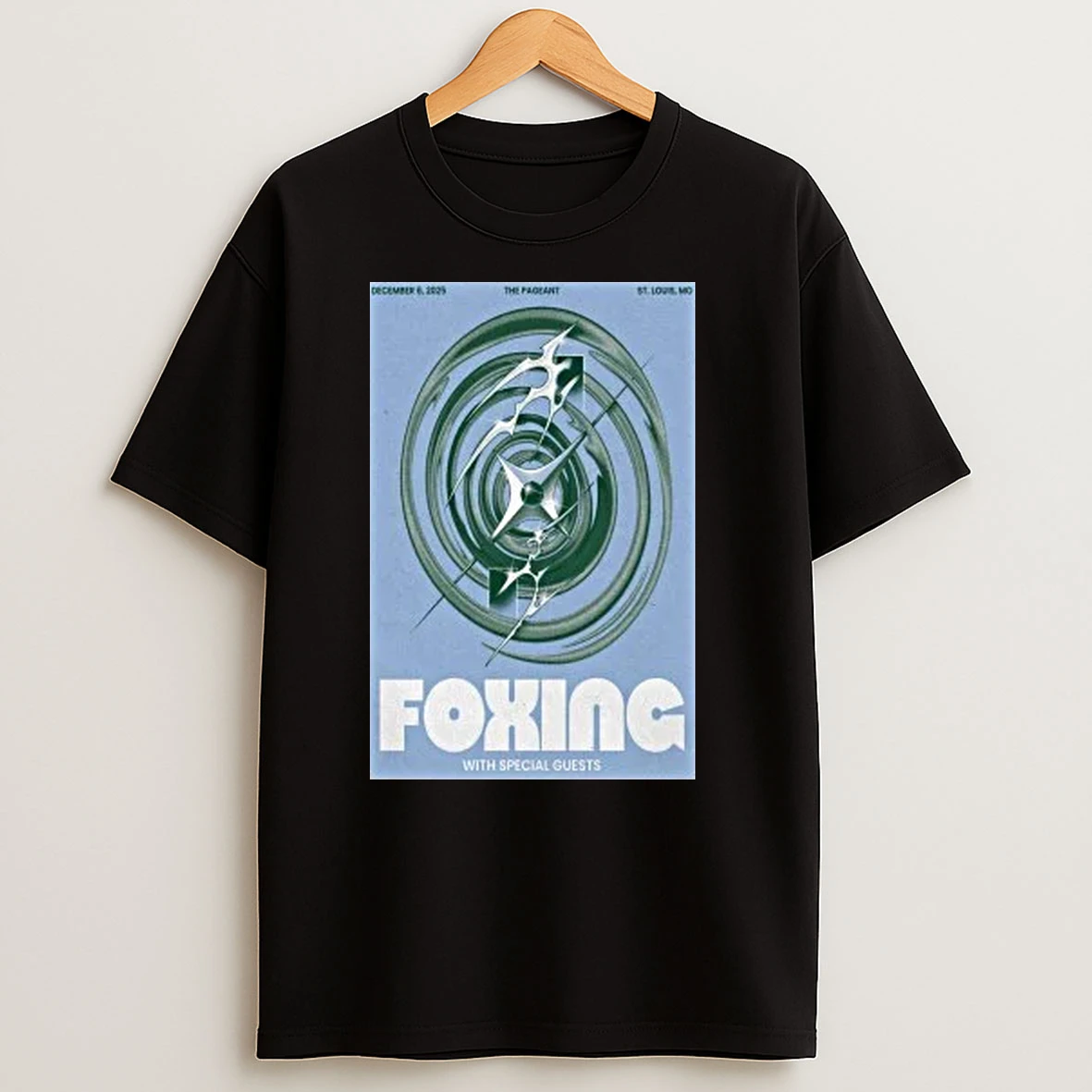 Foxing December 6 2025 The Pageant Delmar Hall St Louis Concert Shirts