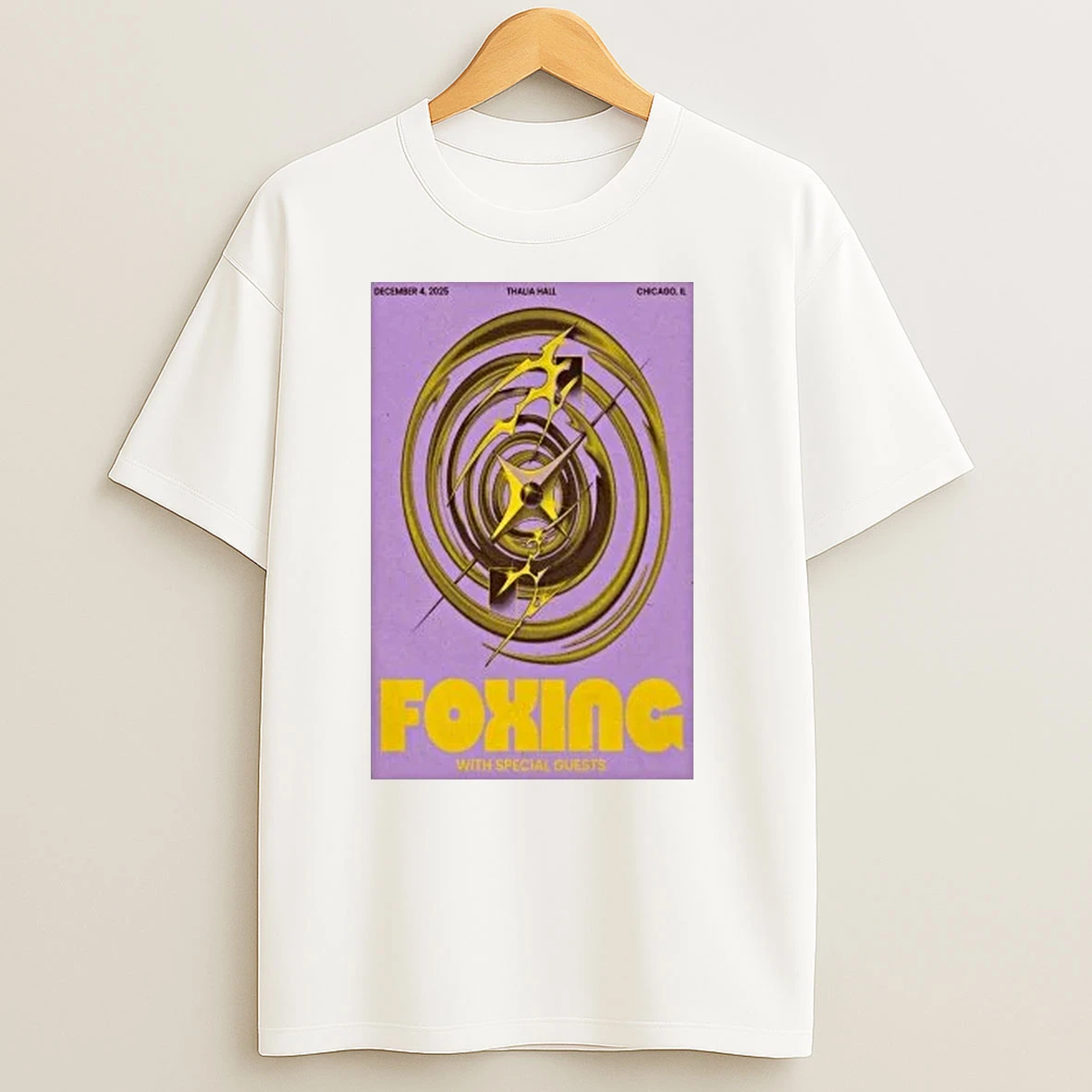 Foxing Event Chicago Il 2025 Shirts