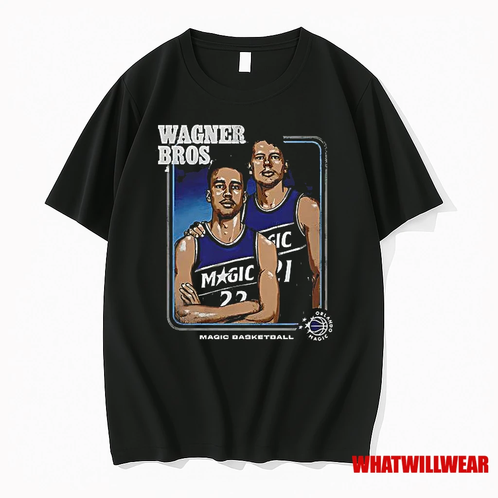 Franz Wagner And Moritz Wagner Orlando Magic Step Brothers Retro Shirts