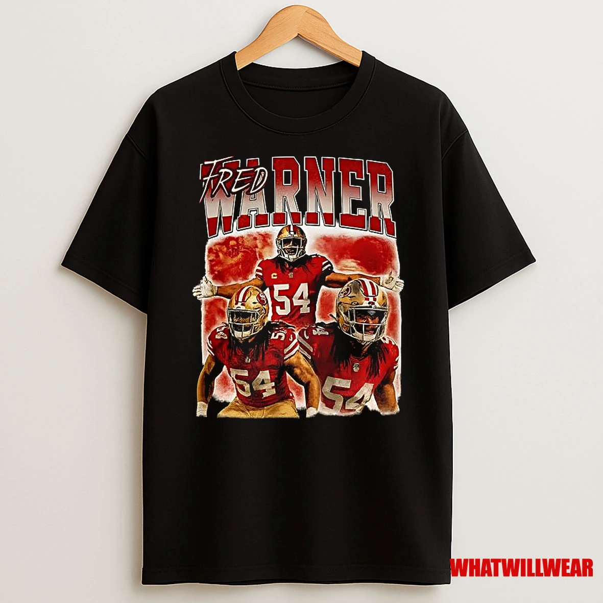 Fred Warner San Francisco 49ers Fooball Player Collage Shirts