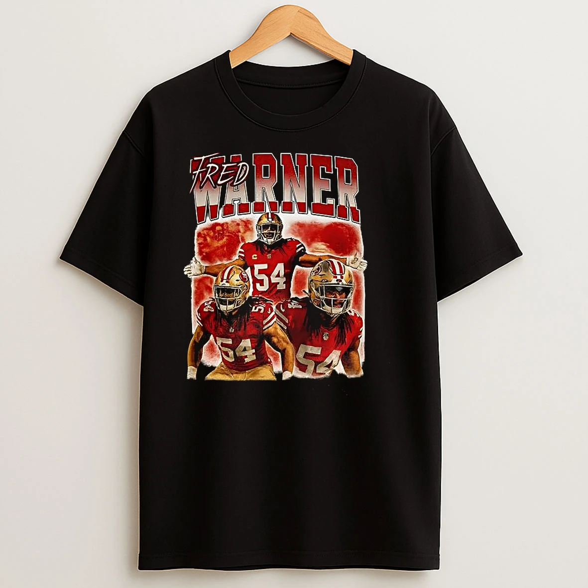 Fred Warner San Francisco 49ers Fooball Player Collage T Shirts