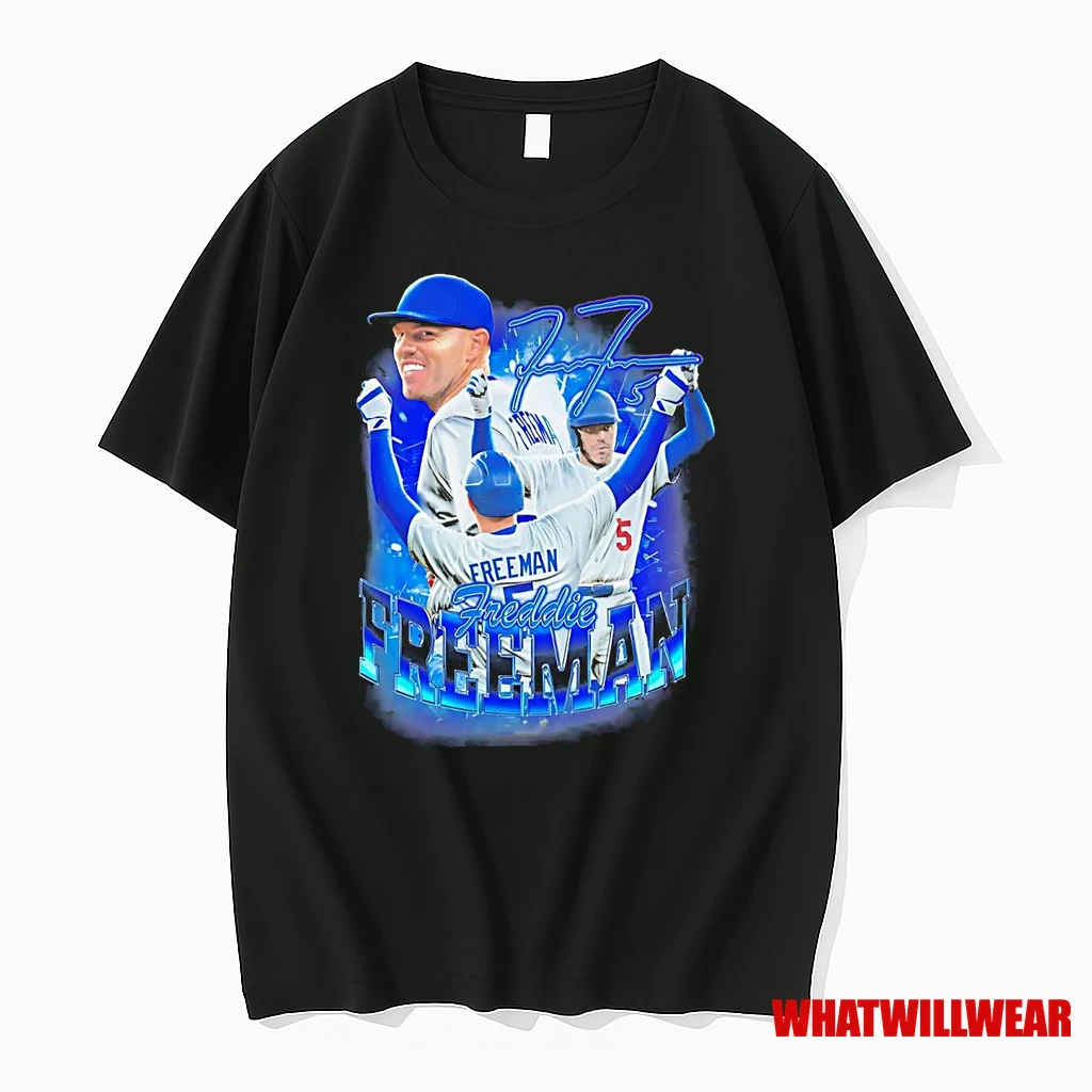 Freddie Freeman Picture Collage Los Angeles Dodgers Shirts