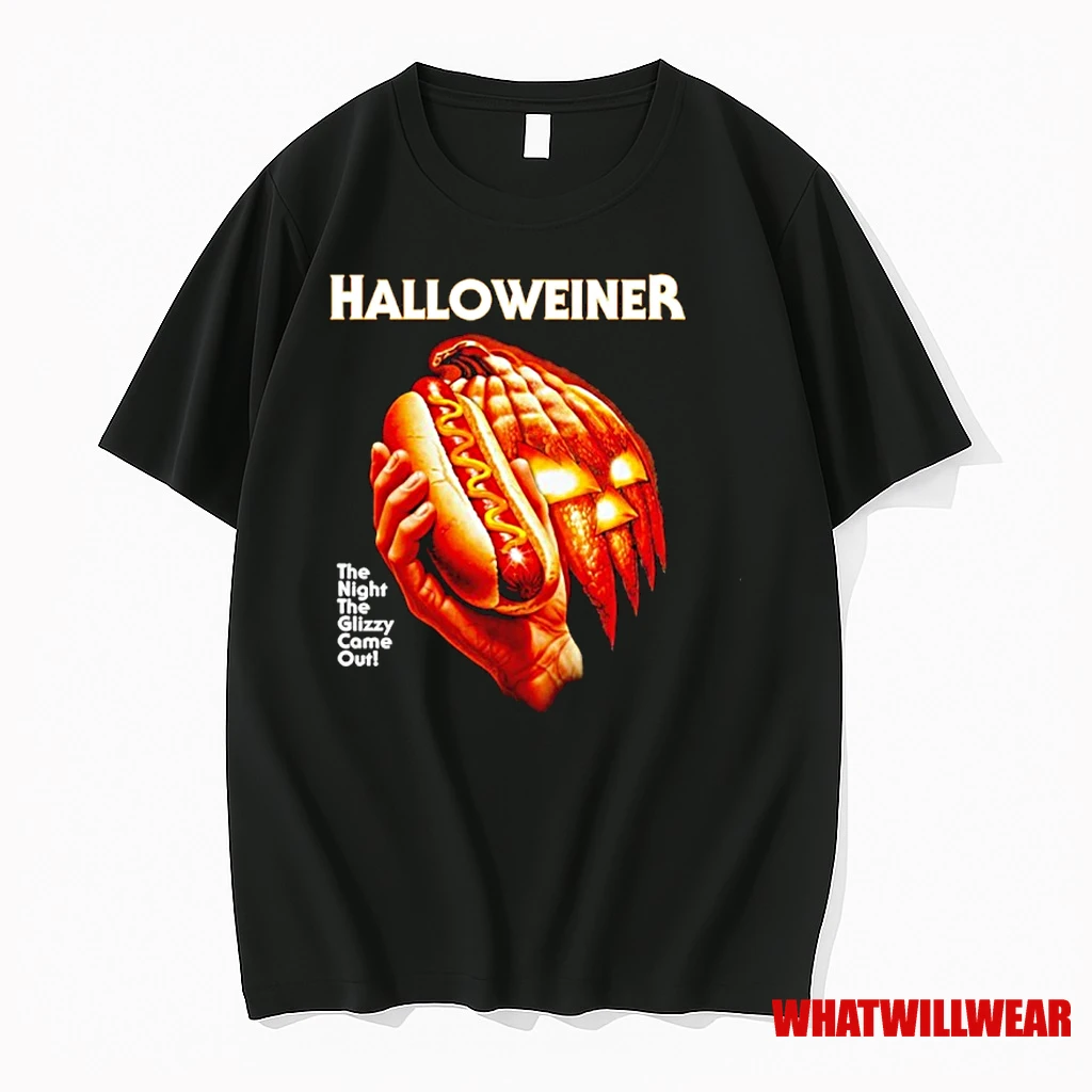 Freddy Krueger Halloweiner Hot Dog The Night The Glizzy Came Out Halloween Shirts