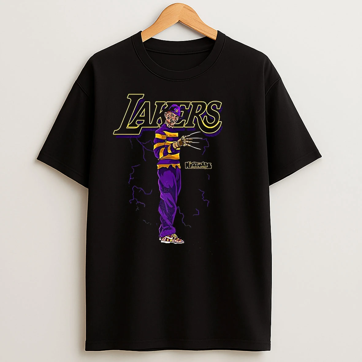 Freddy Krueger Los Angeles Lakers Basketball Lakeshow Halloween T Shirts