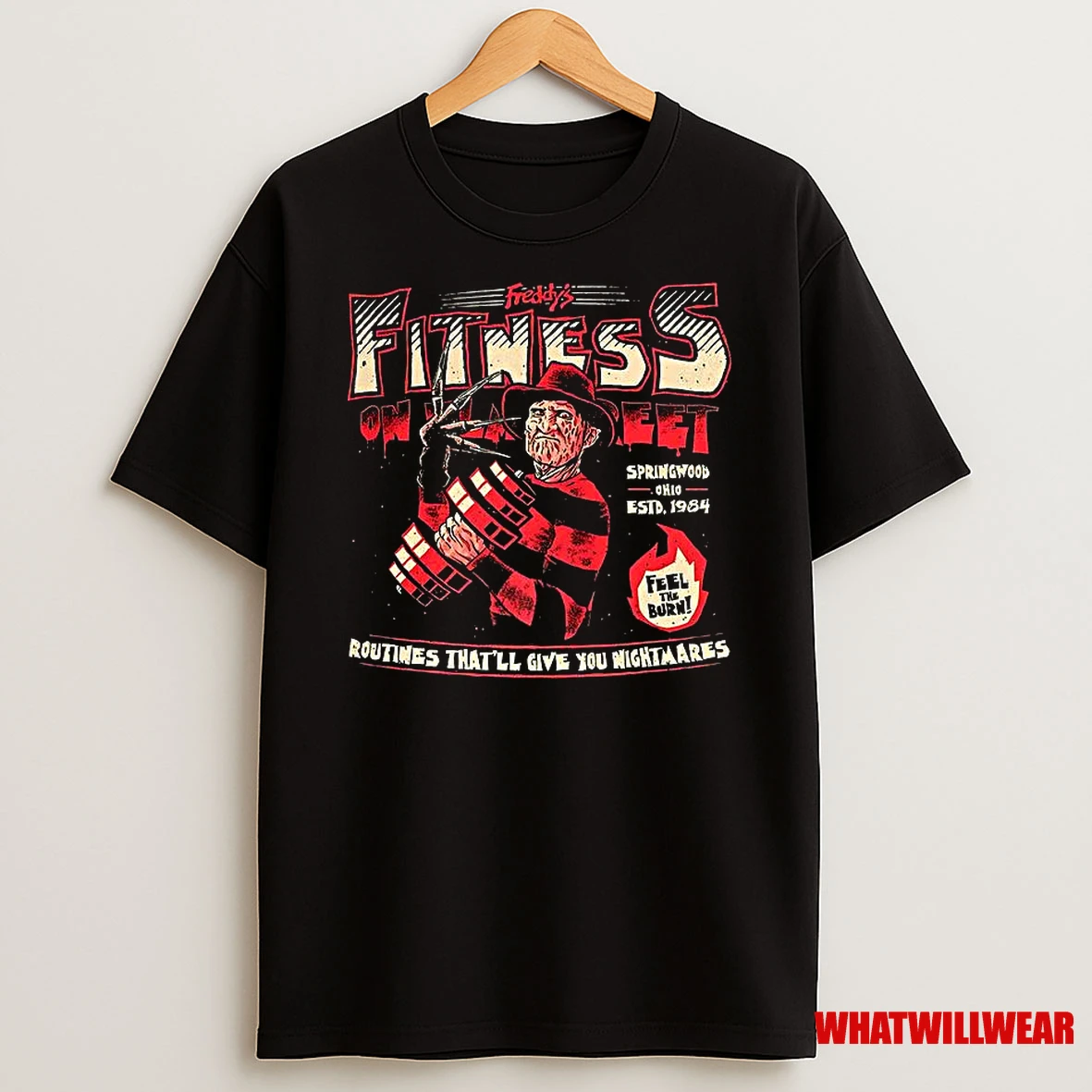 Freddys Fitness Routines Thatll Give You Nightmares Shirts