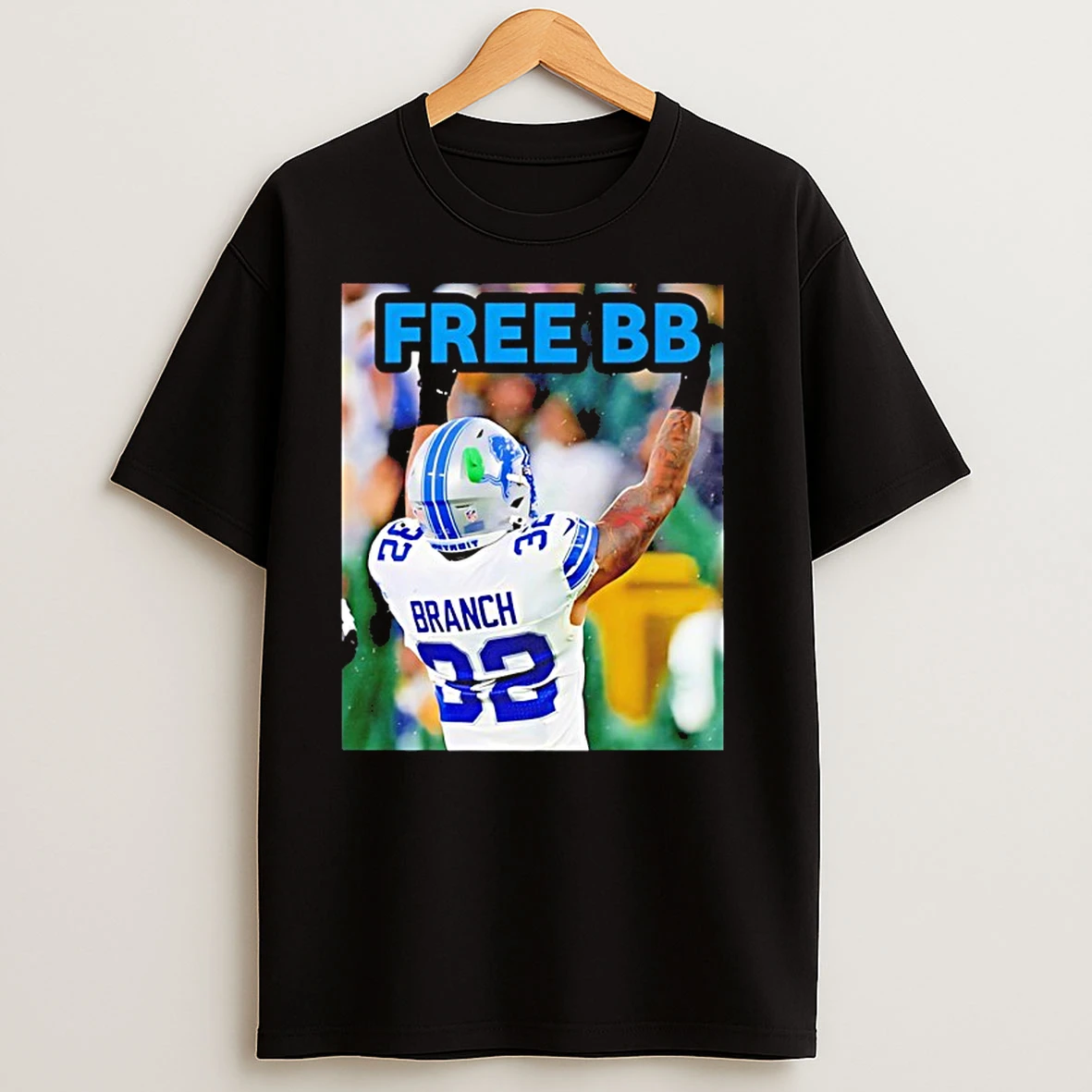 Free Bb Brian Branch Detroit Lions T Shirts