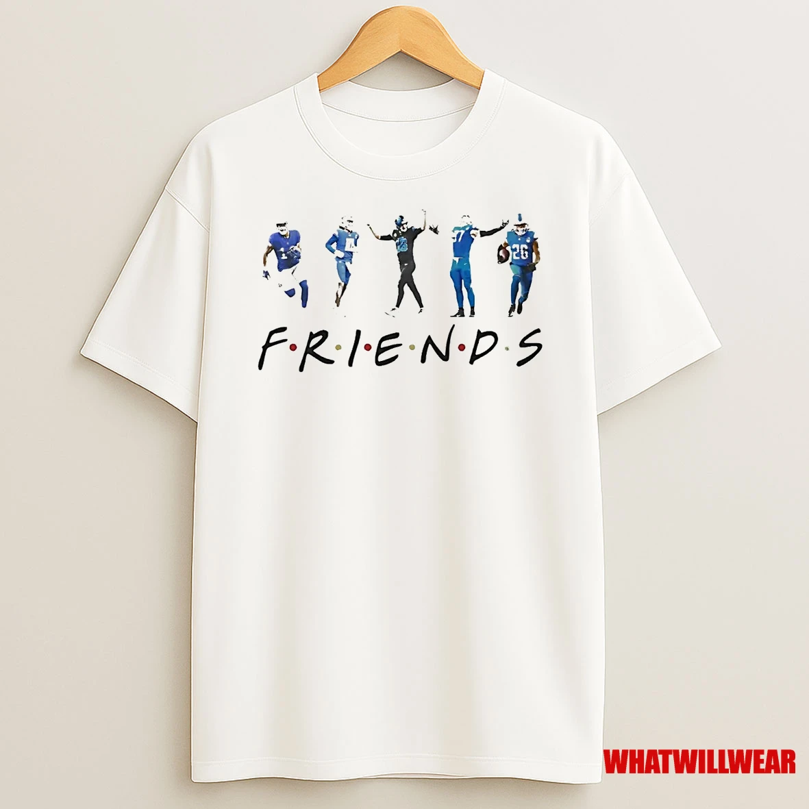 Friends Detroit Lions Starting Team Shirts