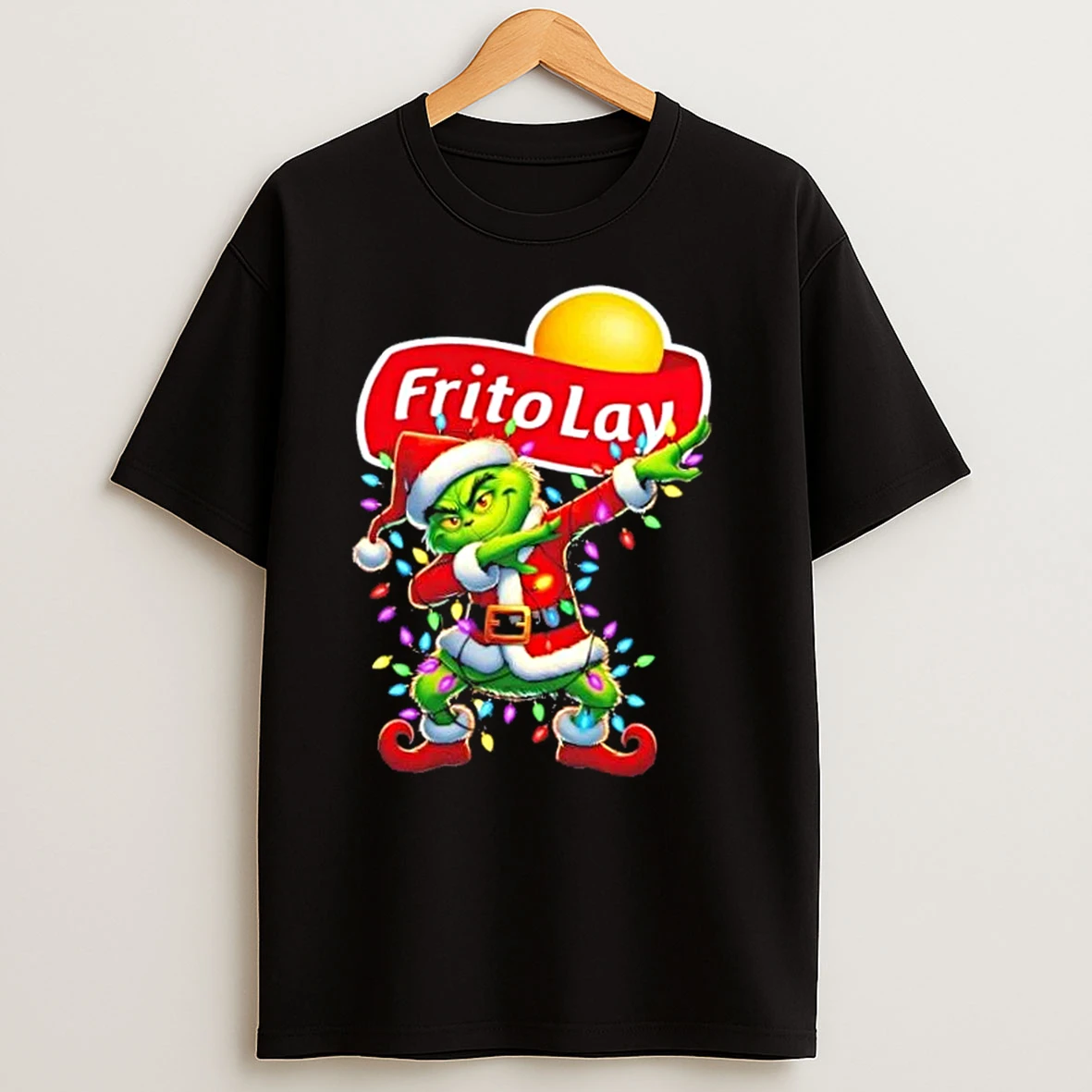 Fritolay X Grinch Dabbing Merry Christmas T Shirts