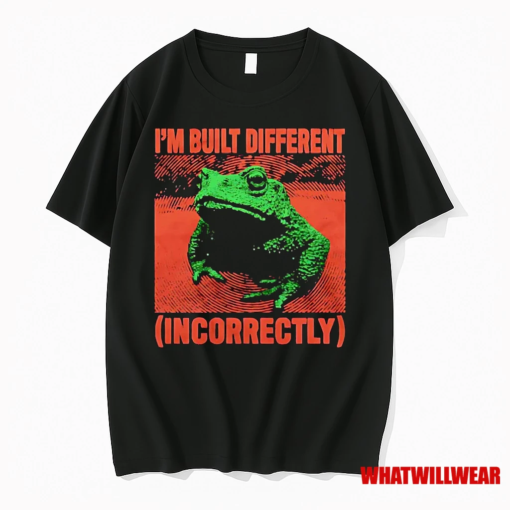 Frog Im Built Different Incorrectly Shirts