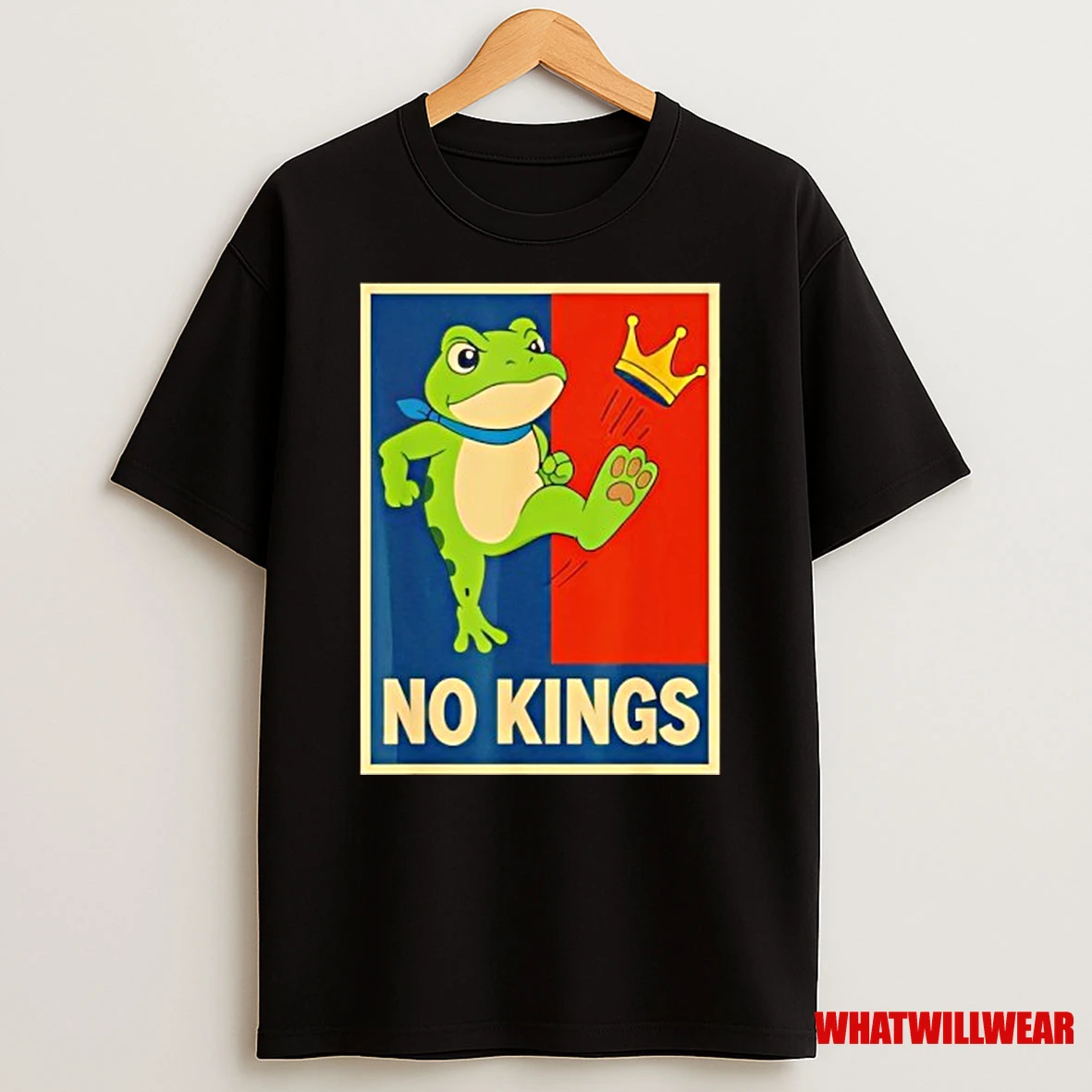 Frog No Kings No Kings In America Retro Shirts