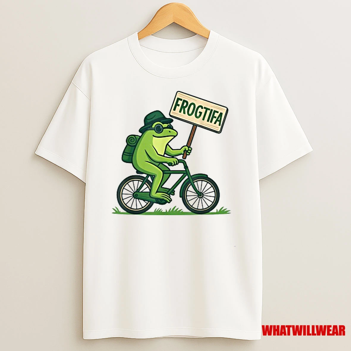Frog On Bike Resist Portland Frogtifa Protest Shirts