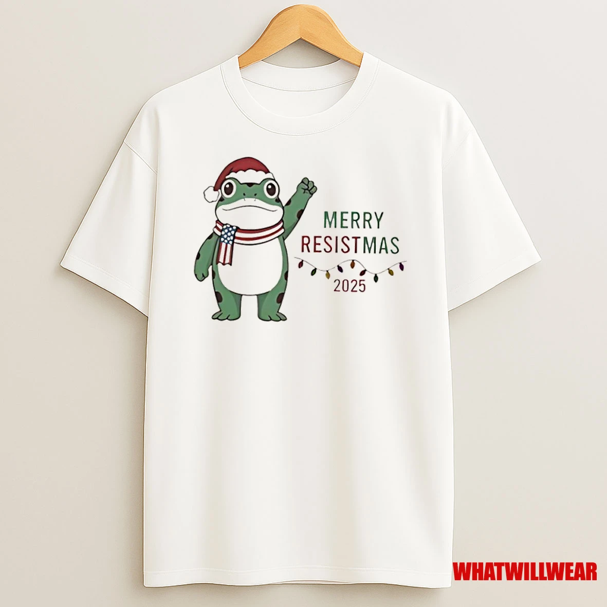 Frog Portland Merry Resistmas Christmas Holiday Shirts