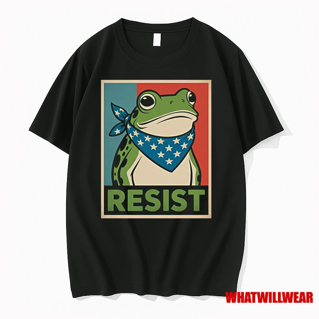 Frog Resist Oregon No Kings Protest Resistance Democrat Shirts