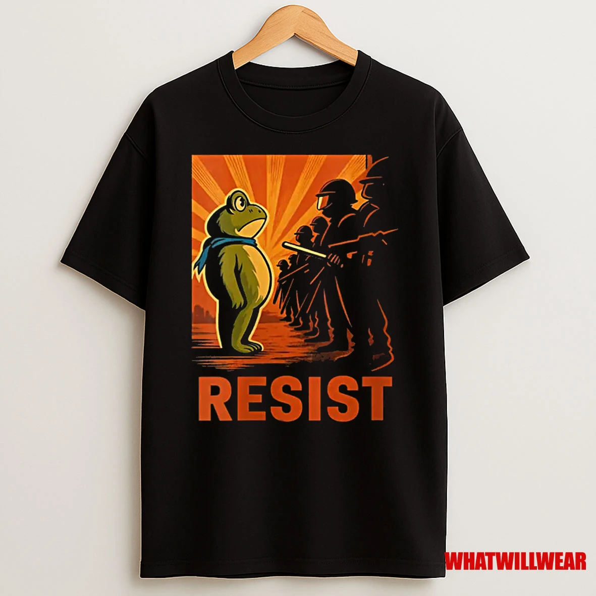 Frog Resist Portland Frog Protest Portland Frog Activist Shirts