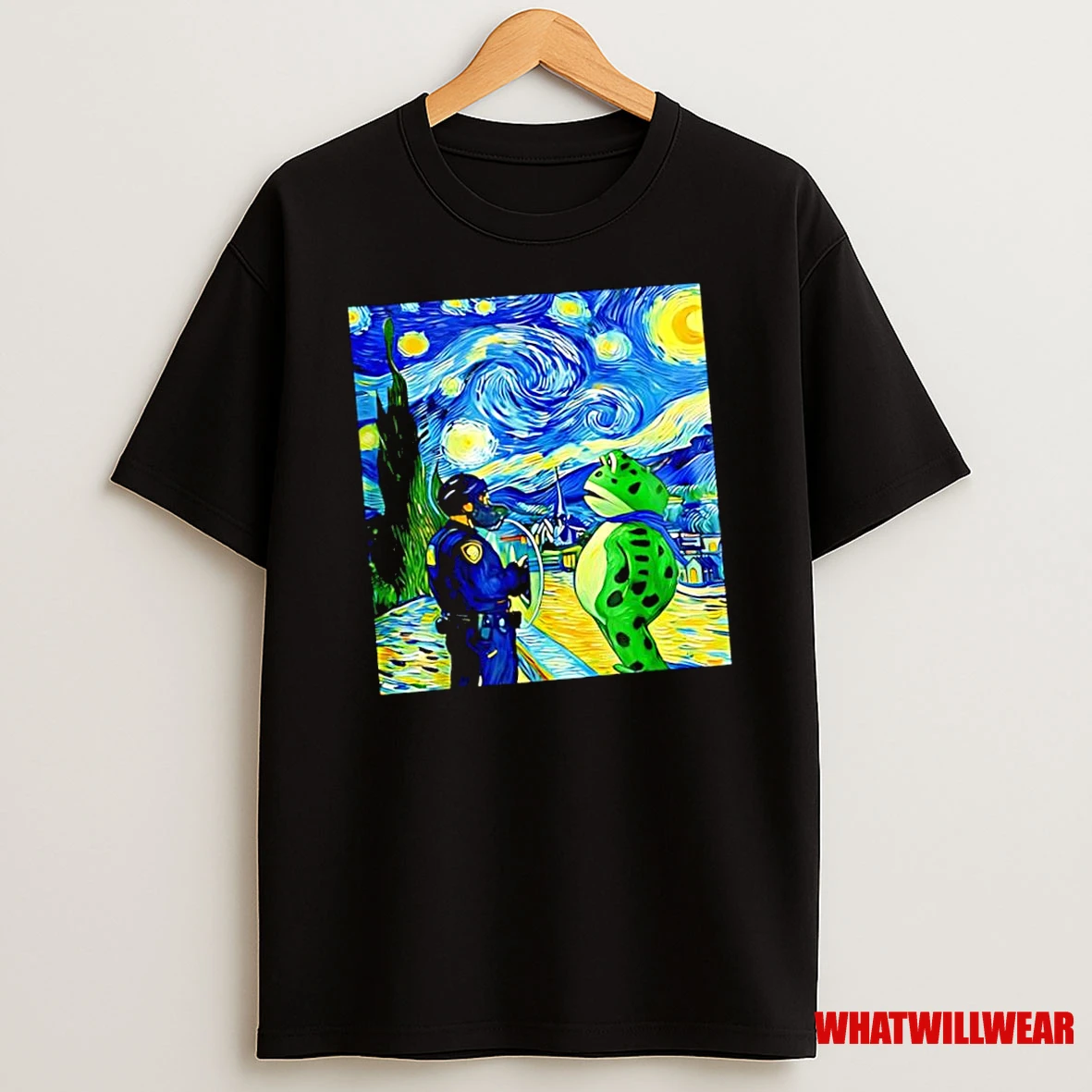 Frog Resist Portland Starry Night Van Gogh Shirts