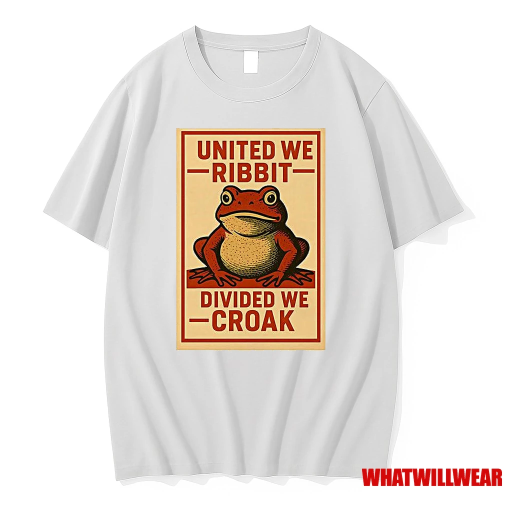 Frog United Me Ribbit Divided We Croak Shirts
