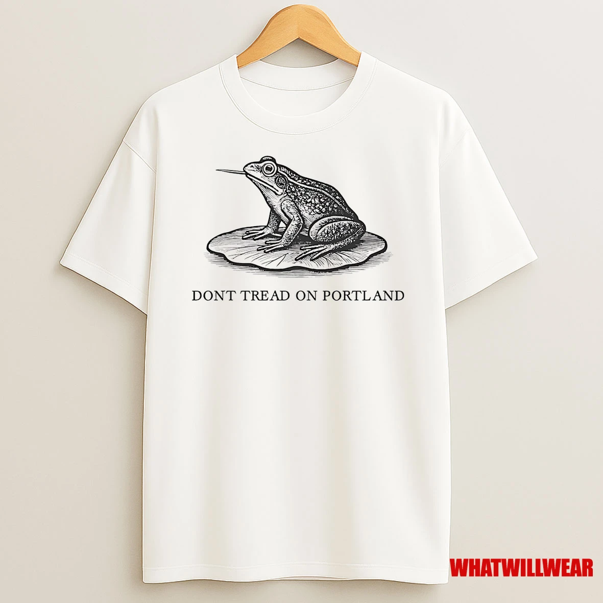 Frog Dont Tread On Portland Shirts