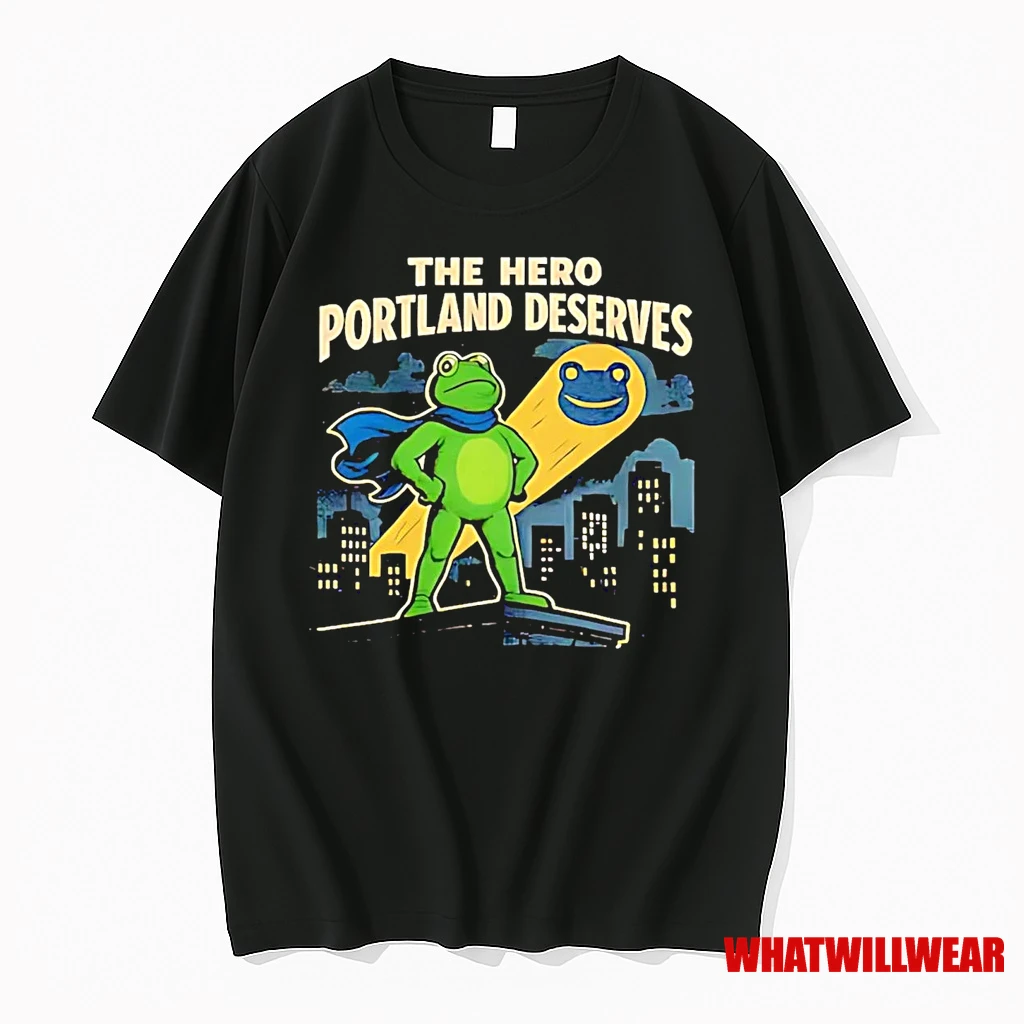 Frog The Hero Portland Deserves Shirts