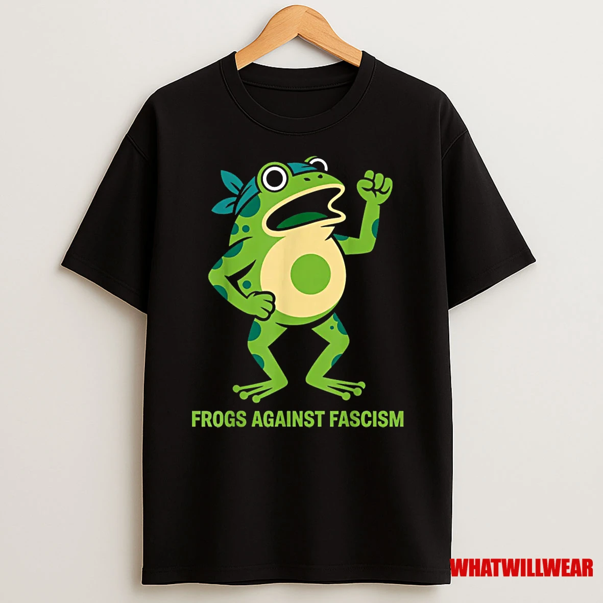 Frogs Against Fascism For Portland Frog Protest Shirts