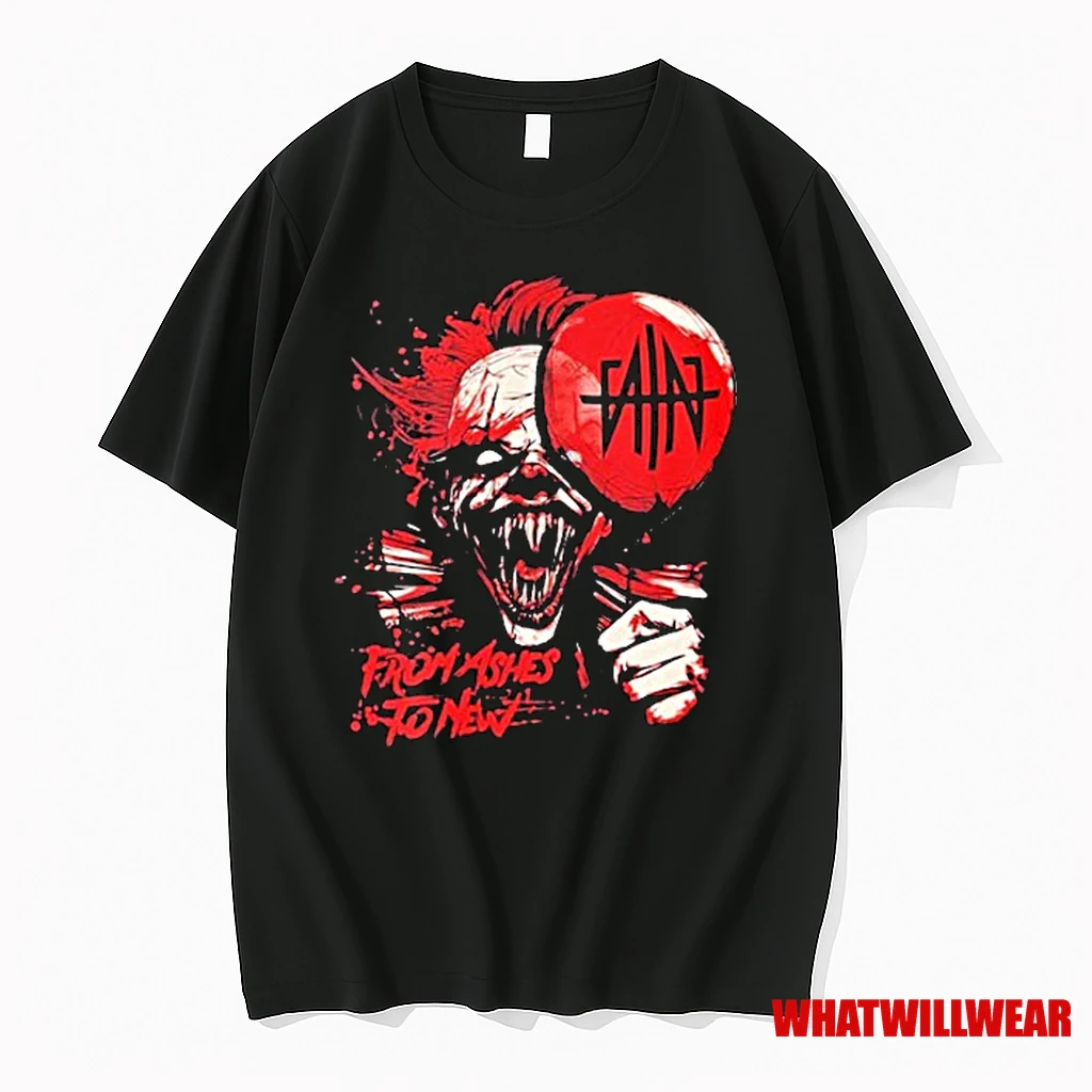 From Ashes To New Pennywise Balloon Halloween Shirts