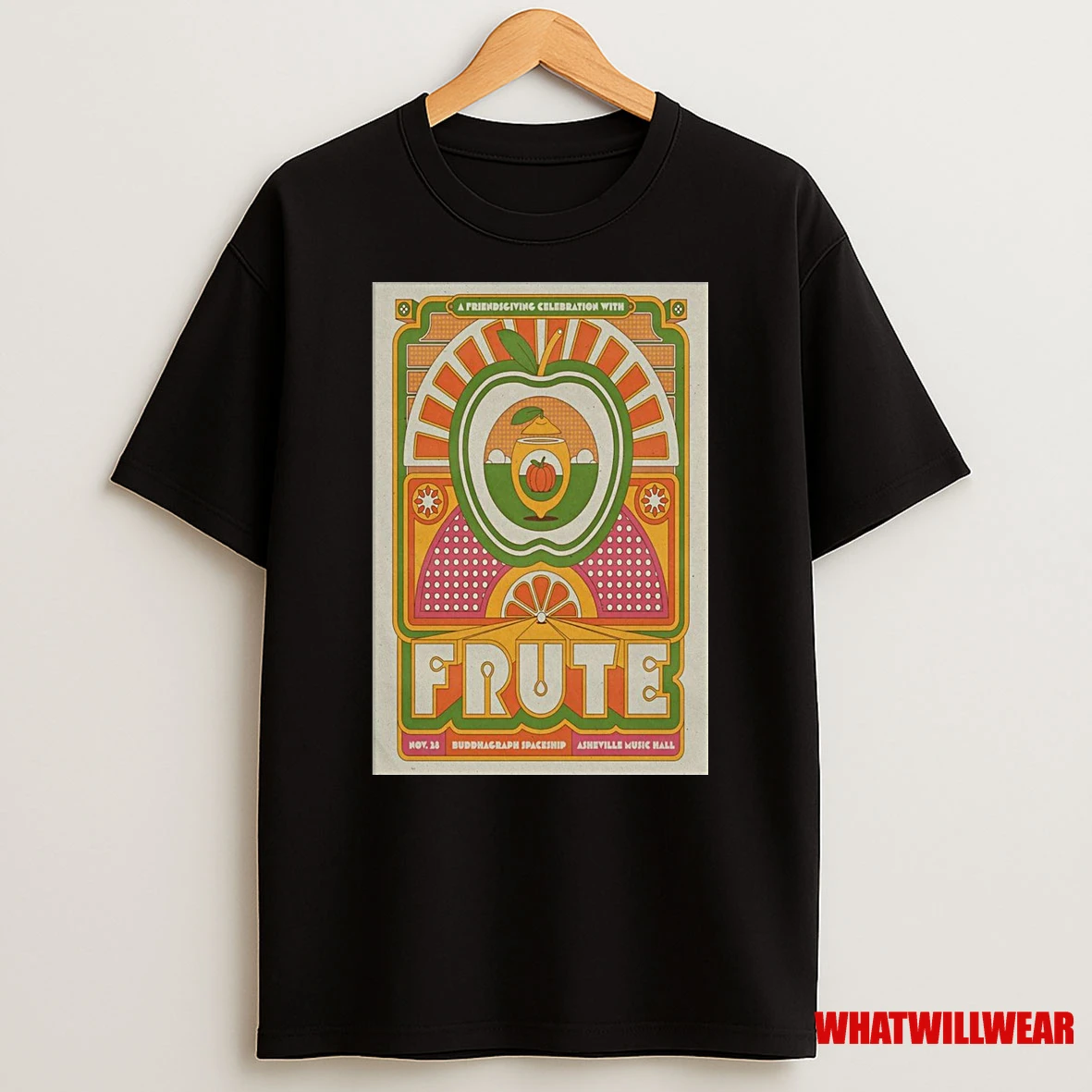 Fruit Buddha Raph Spaceship Asheville Music Hall Nc November 28 2025 Shirts