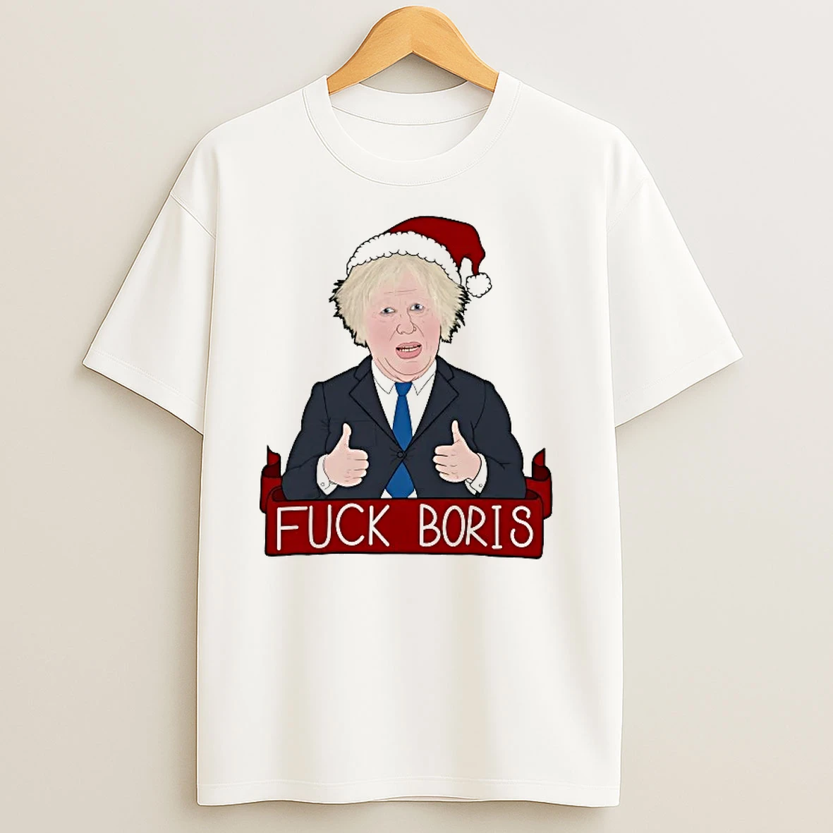 Fuck Boris Johnson Christmas T Shirts
