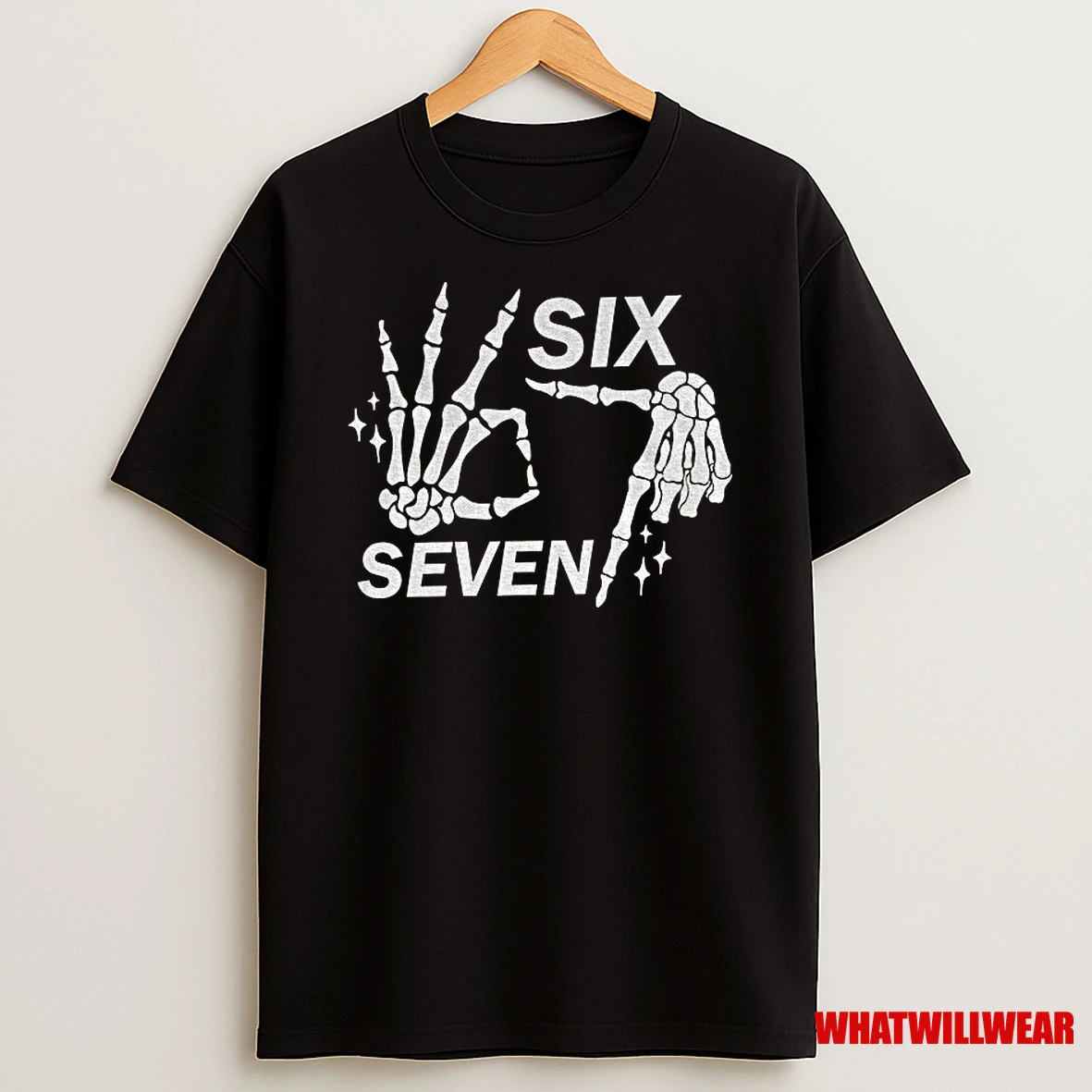 Funny Halloween Bones 6 7 Meme Shirts