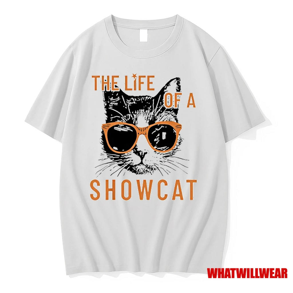 Funny Cat Era Life Of Showcat Cat Lovers Shirts