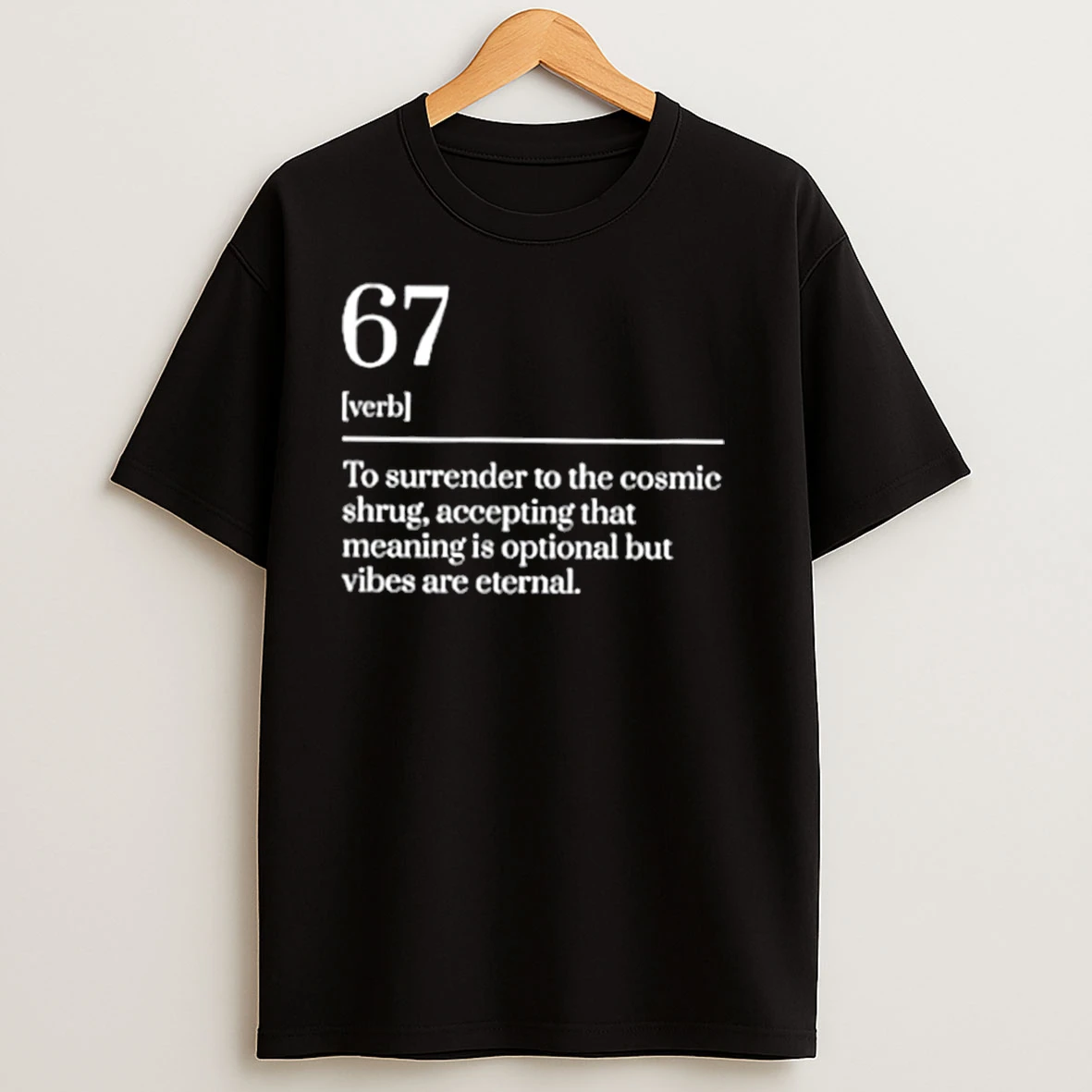 Funny Six Seven Number 67 Meme Dictionary Definition T Shirts