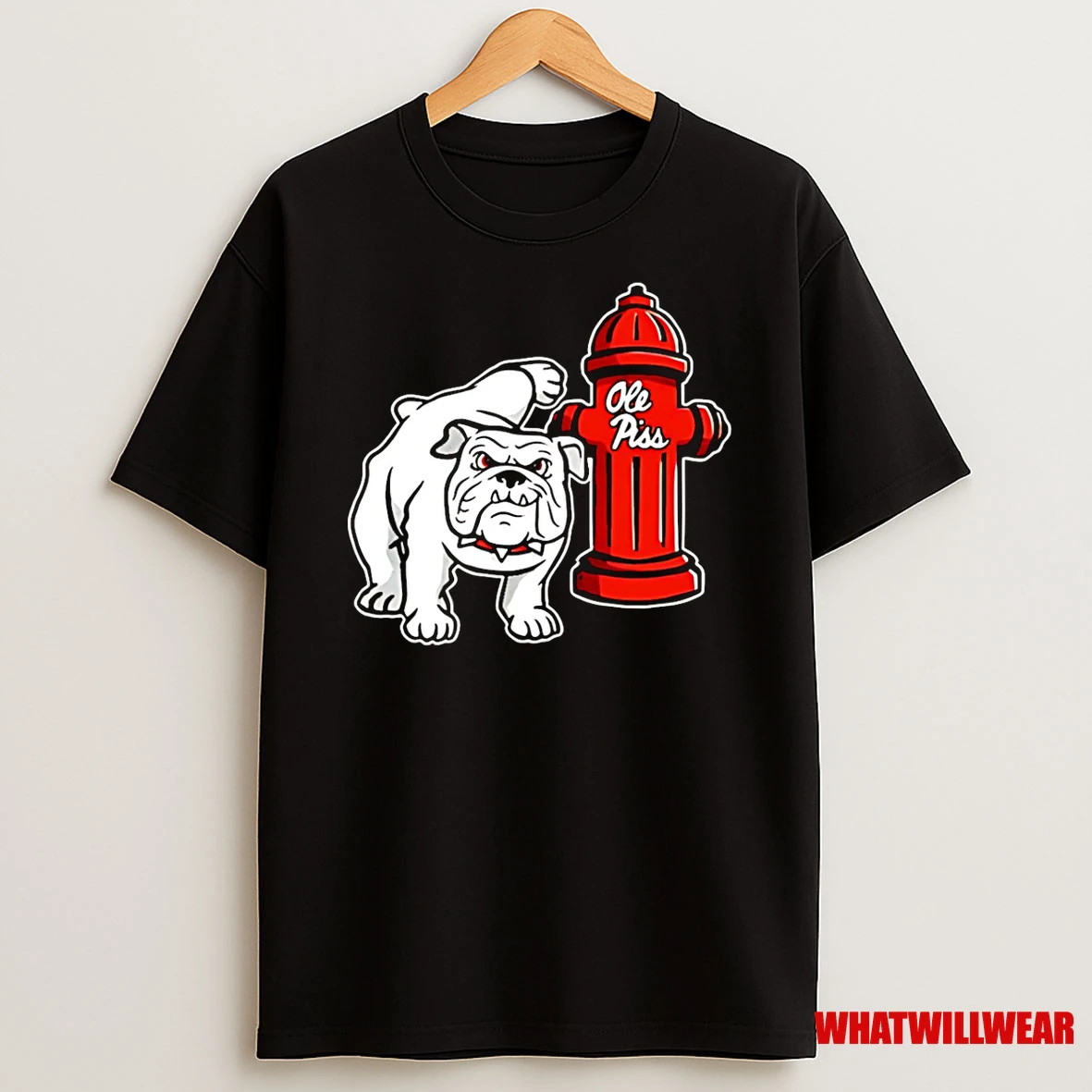Ga Hydrant Flushed Ole Piss Right Down The Drain Bulldogs Vs Ole Miss Shirts