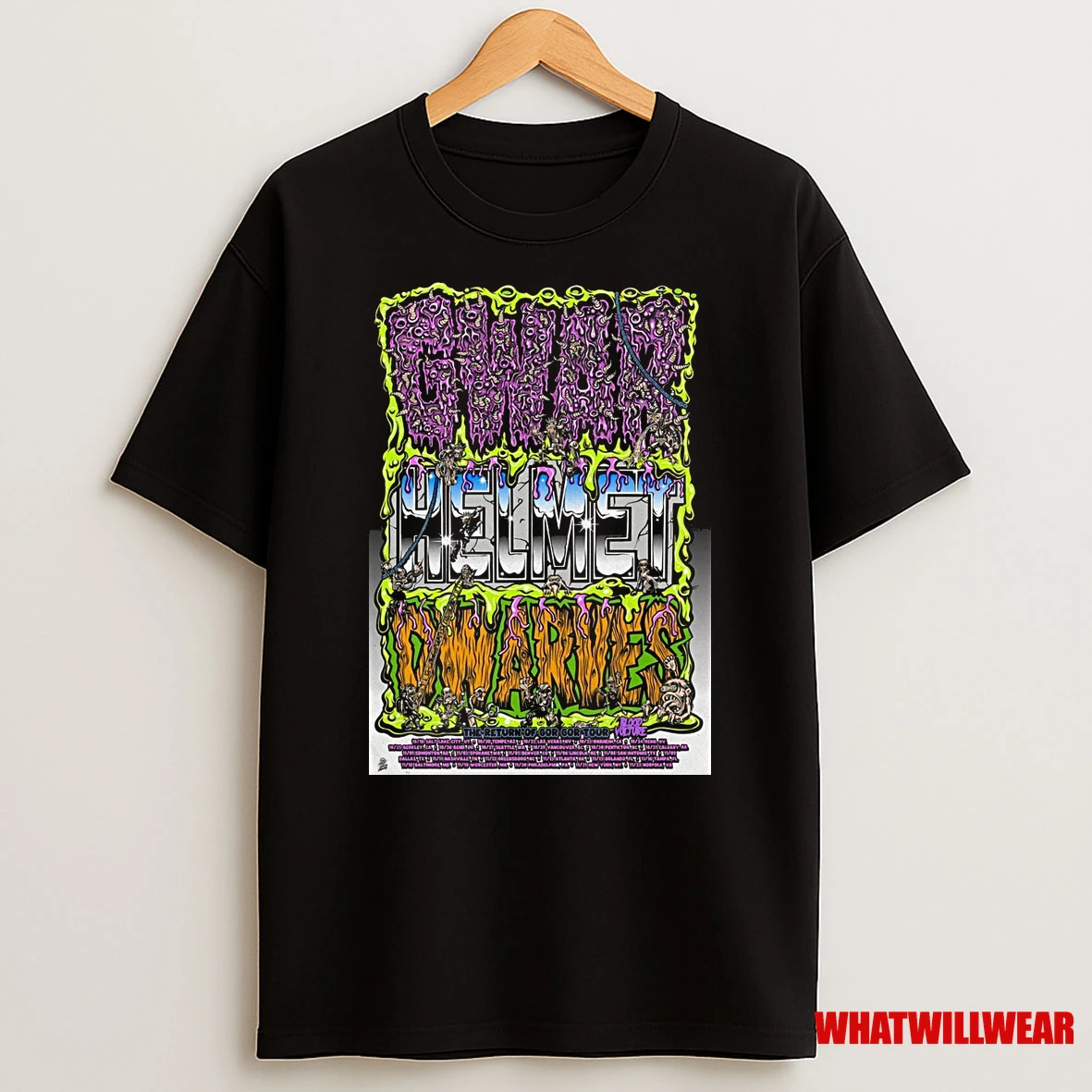 Gwar Helmet Dwarves Tour The Return Of Gor Gor Tour 2025 Shirts