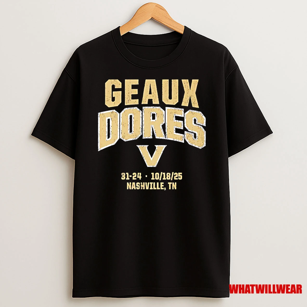 Geaux Dores Vanderbilt Football Shirts