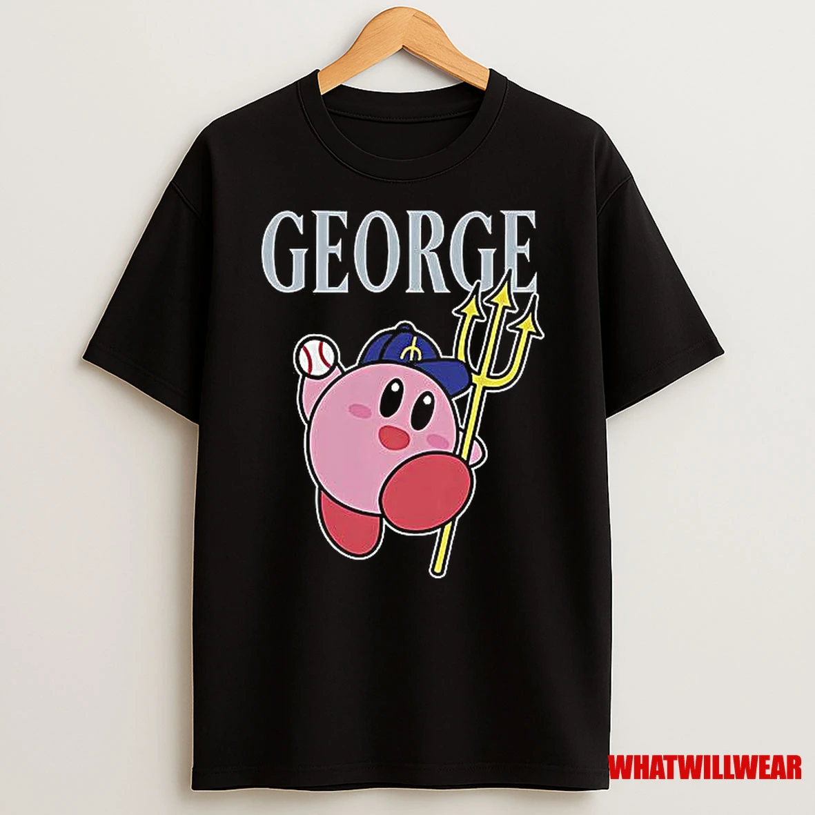 George Kirby Baseball Trident Cartoon Shirts