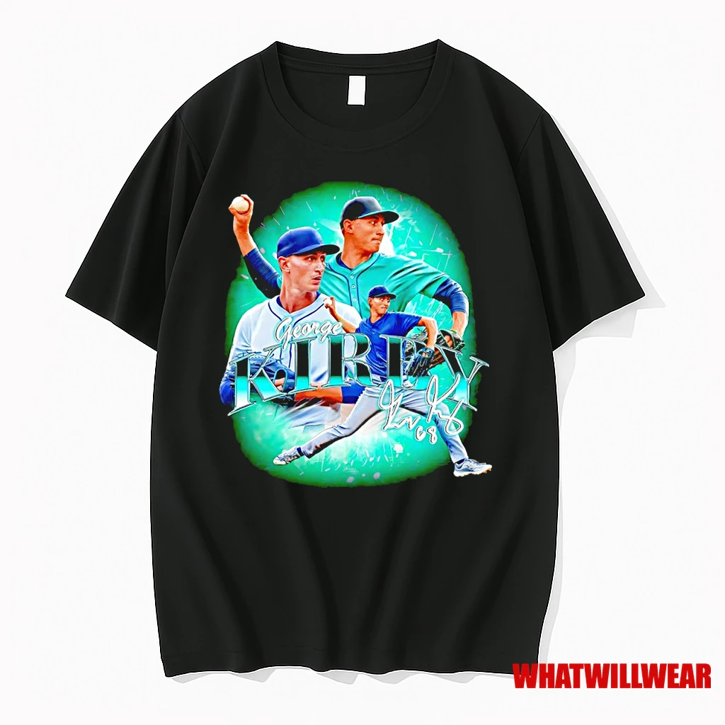 George Kirby Seattle Mariners Starting Pitcher Signature Graphic Shirts