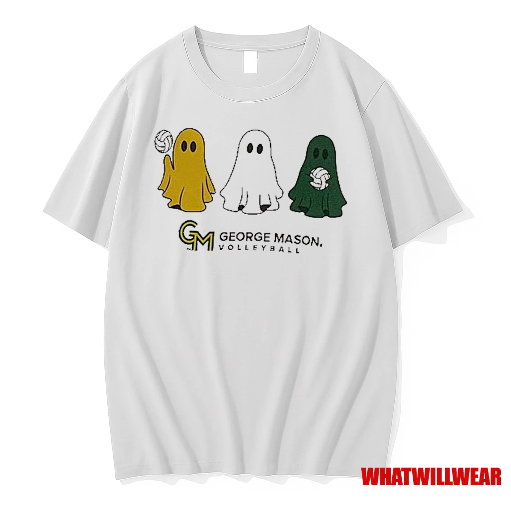 George Mason Athletics Ghost Volleyball Mascot Halloween 2025 Shirts