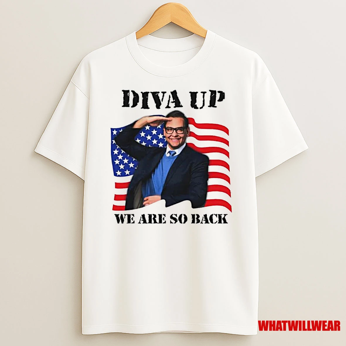 George Santos Diva Up We Are So Back Usa Flag Ornaments Shirts