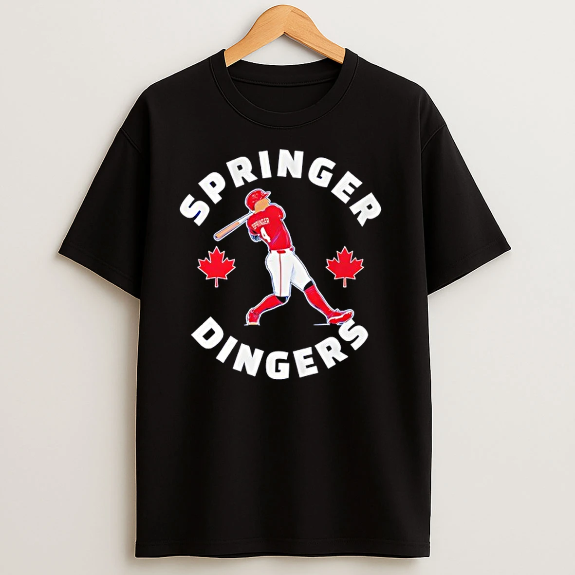 George Springer Toronto Blue Jays Canada Day Springer Dingers Baseball T Shirts