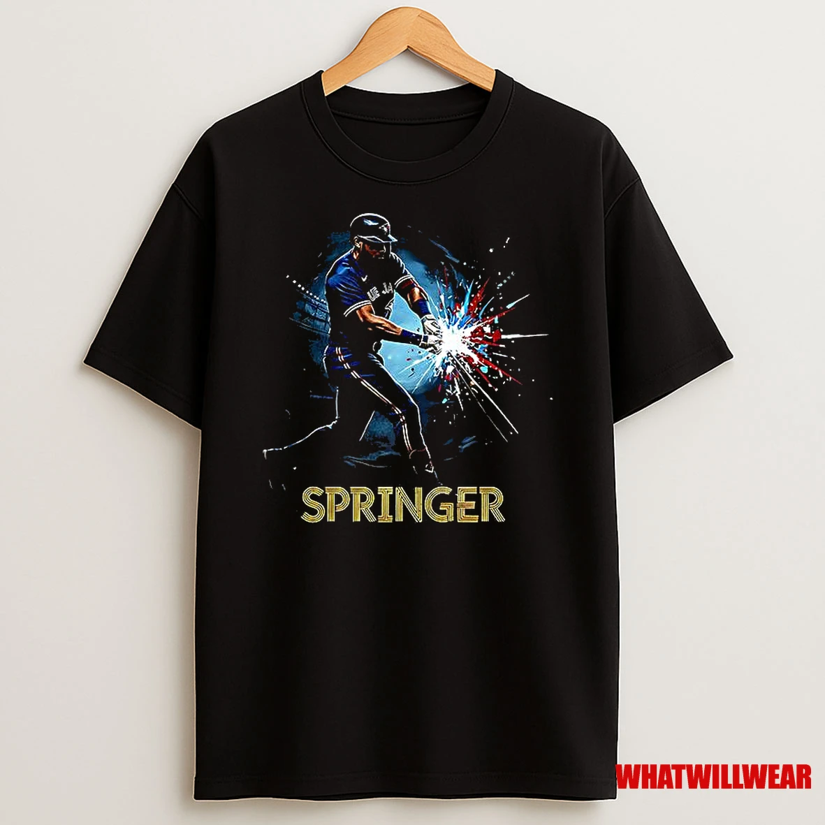 George Springer Toronto Blue Jays Baseball Hit Graphic Shirts