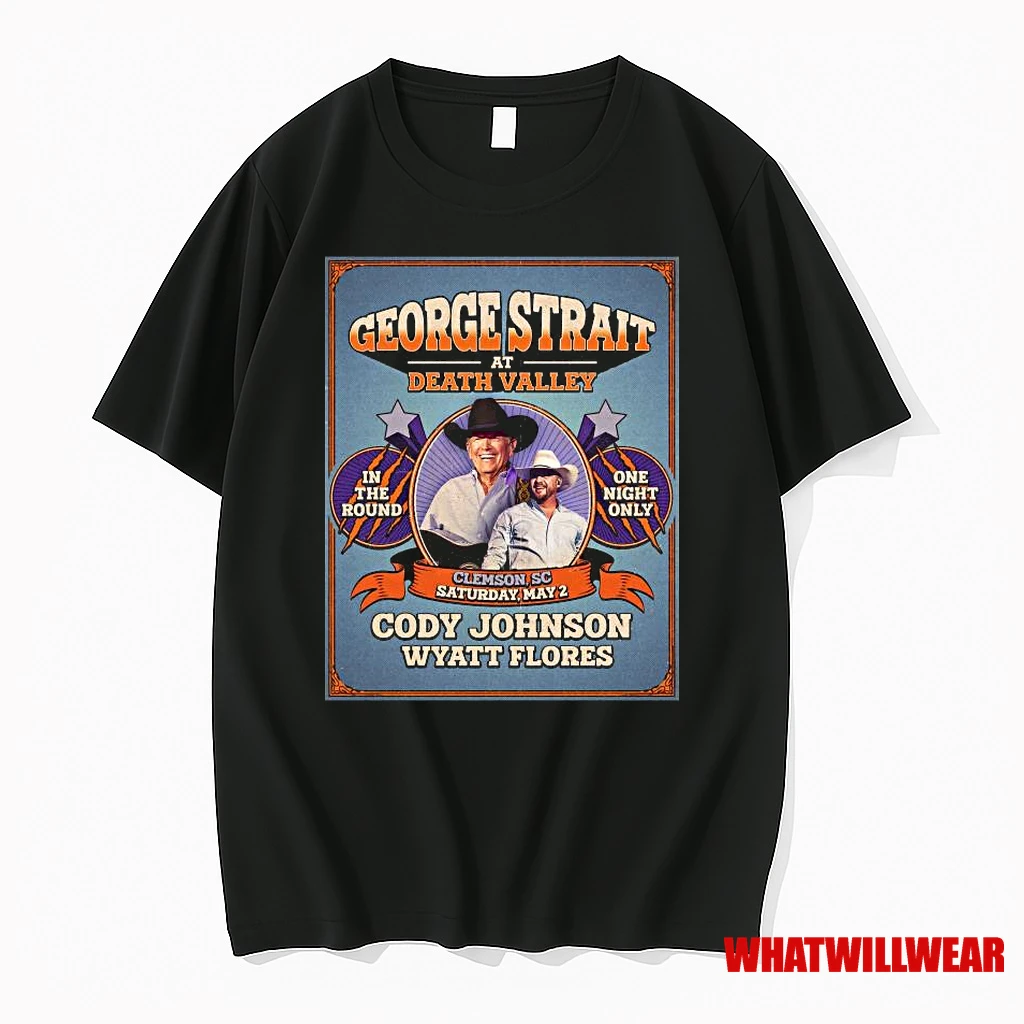 George Strait At Death Valley Clemson Sc Saturday May 2 Doy Johnson Wyatt Flores Shirts