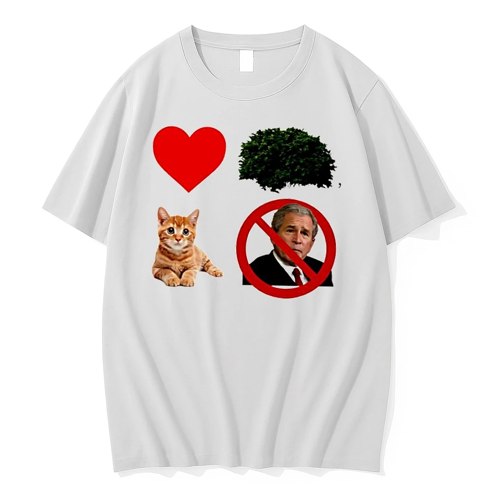 George W Bush I Heart Bush The Pussy Not The President Shirts