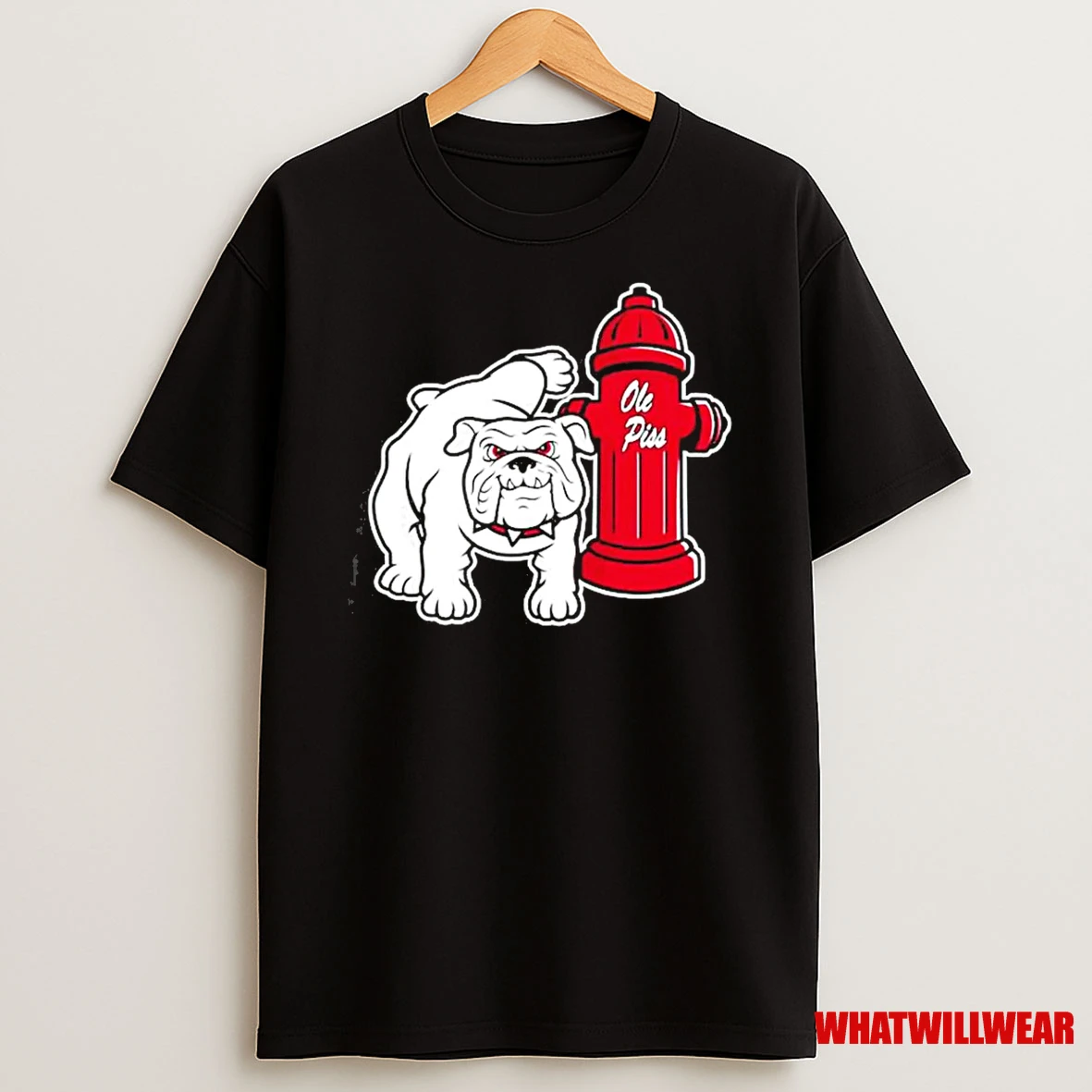 Georgia Bulldogs Hydrant Ole Miss Rebels Piss Shirts