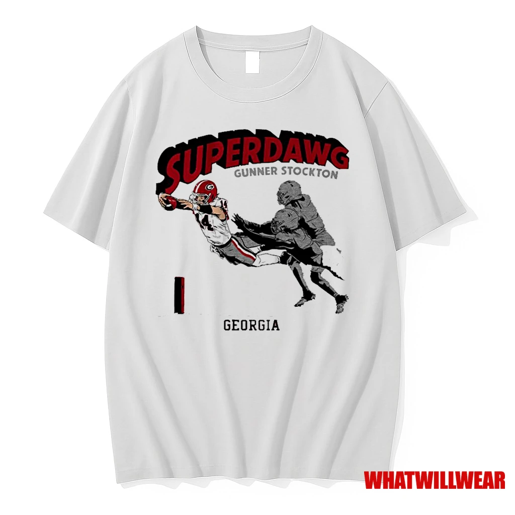 Georgia Bulldogs Super Dawg Gunner Stockton Shirts